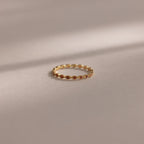Dainty Marquise Birthstone Ring Silver 18K Gold Plated