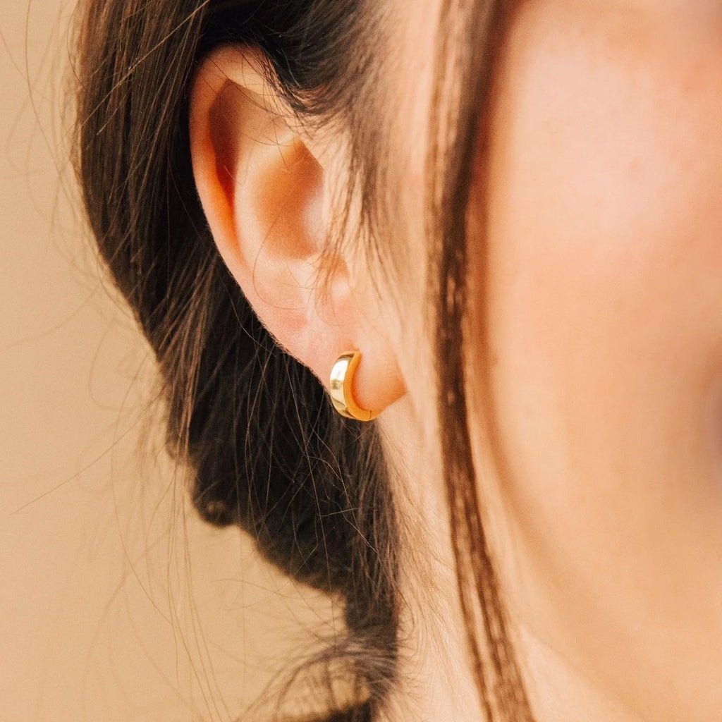 Meg Huggies  Silver 18K Gold Plated