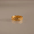 Woven Ring Silver 18K Gold Plated