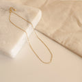 Singapore Twist Necklace Silver 18K Gold Plated