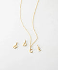 Dainty Serif Initial Necklace