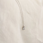 Sage Diamond Necklace Silver 18K Gold Plated