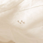 Jocelyn Diamond Studs Silver 18K Gold Plated