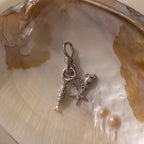 Knot Charm Clasp Silver 18K Gold Plated
