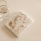Baroque Pearl Necklace Silver 18K Gold Plated
