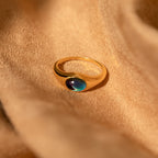 Bold Mood Ring Silver 18K Gold Plated