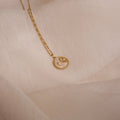 Gabi Coin Necklace Silver 18K Gold Plated