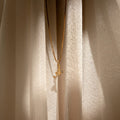 Initial Birthstone Necklace Silver 18K Gold Plated