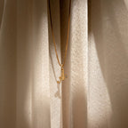Initial Birthstone Necklace Silver 18K Gold Plated