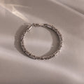Byzantine Link Bracelet  Silver 18K Gold Plated