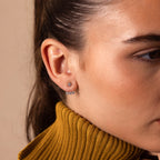 Diamond Cascade Ear Jackets Silver 18K Gold Plated