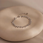 Orbit Chain Bracelet Silver 18K Gold Plated