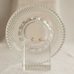 Butterfly Diamond Studs Silver 18K Gold Plated