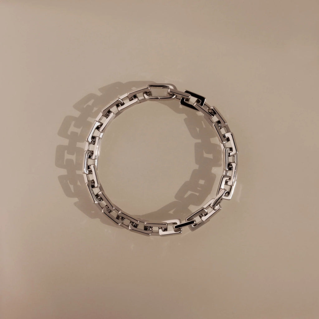 Eternal Link Bracelet Silver 18K Gold Plated