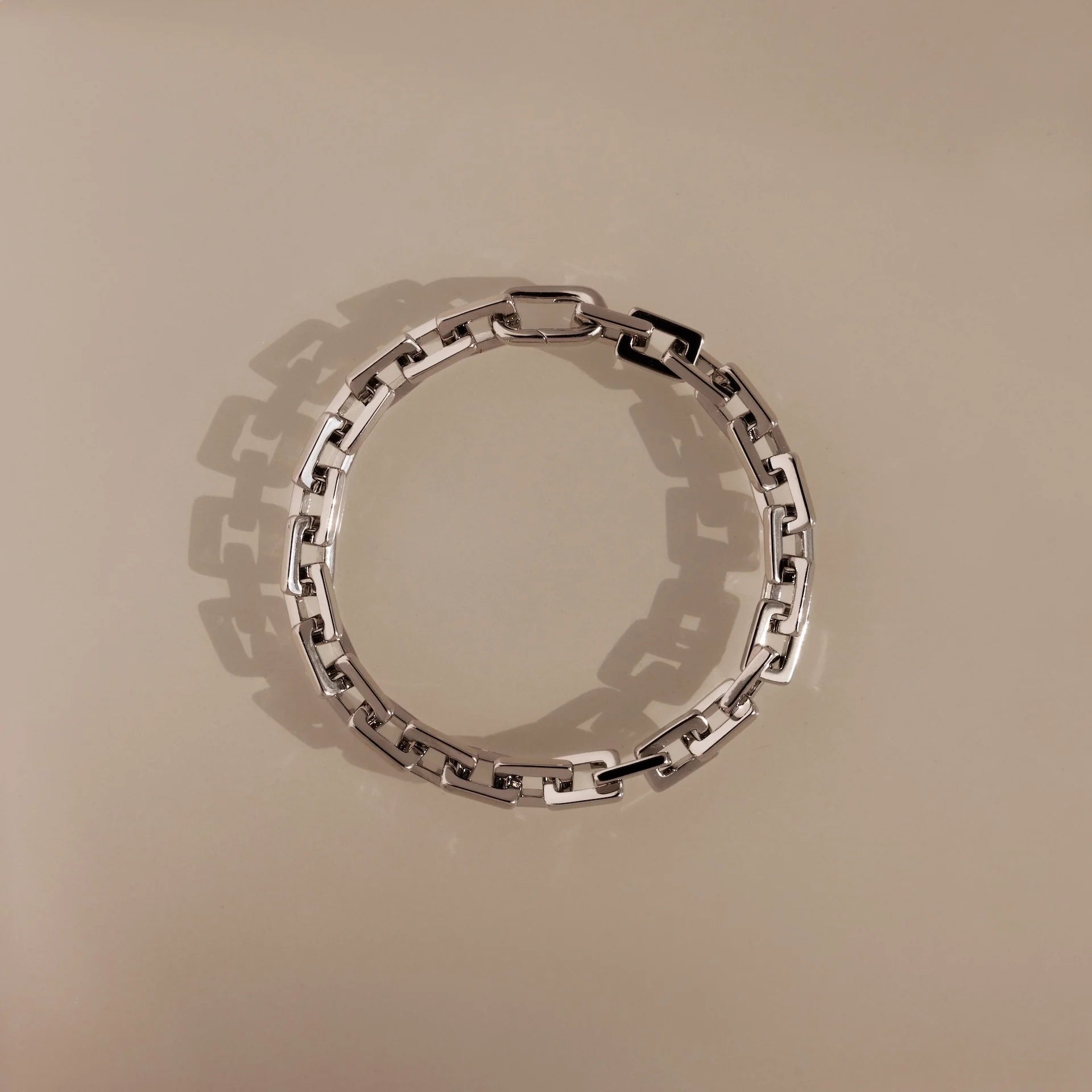 Eternal Link Bracelet Silver 18K Gold Plated