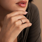 Minimal Stacking Ring Silver 18K Gold Plated
