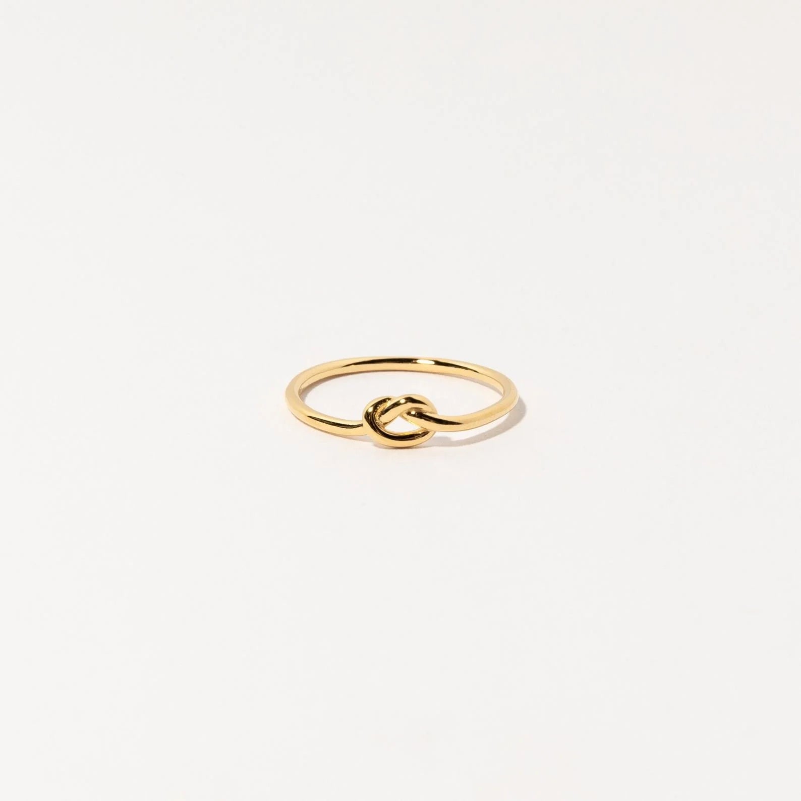 Knot Ring in 18K Gold Silver 18K Gold Plated