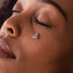 Dainty Shark Tooth Charm Silver 18K Gold Plated