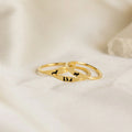 Skinny Pet Ring Silver 18K Gold Plated