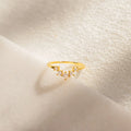 Diamonds Marina Chevron Ring Silver 18K Gold Plated