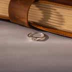 Hand & Footprint Signet Ring Silver 18K Gold Plated