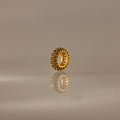Peridot Charm Spacer Silver 18K Gold Plated