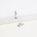 Iris Huggies Silver 18K Gold Plated