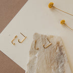 Dot Ear Jackets Silver 18K Gold Plated