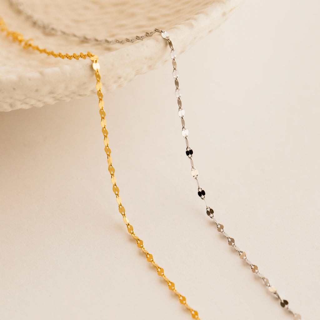 Josephine Chain Bracelet Silver 18K Gold Plated