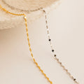Josephine Chain Bracelet Silver 18K Gold Plated