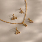 Zodiac Charm Silver 18K Gold Plated