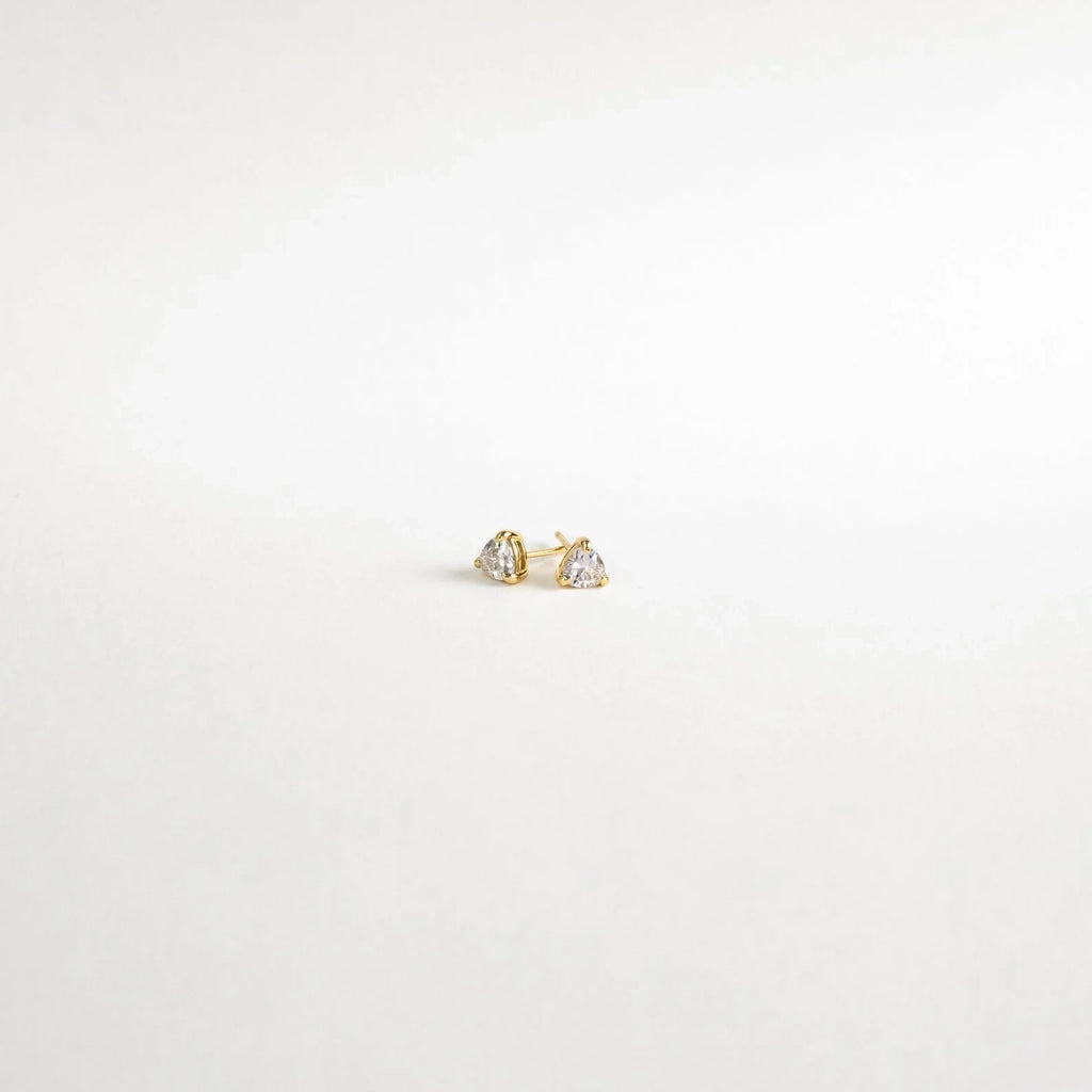 Triangle Diamond Studs