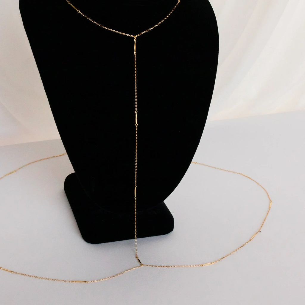 Kara Body Chain Silver 18K Gold Plated