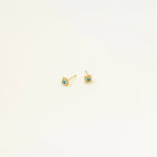 Boho Turquoise Earring Set Silver 18K Gold Plated