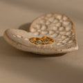 Rhombus Aquamarine Huggies Silver 18K Gold Plated