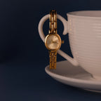 Cobblestone Timepiece Silver 18K Gold Plated