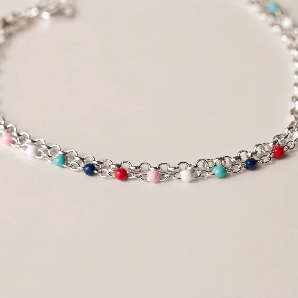 Rainbow Beaded Bracelet