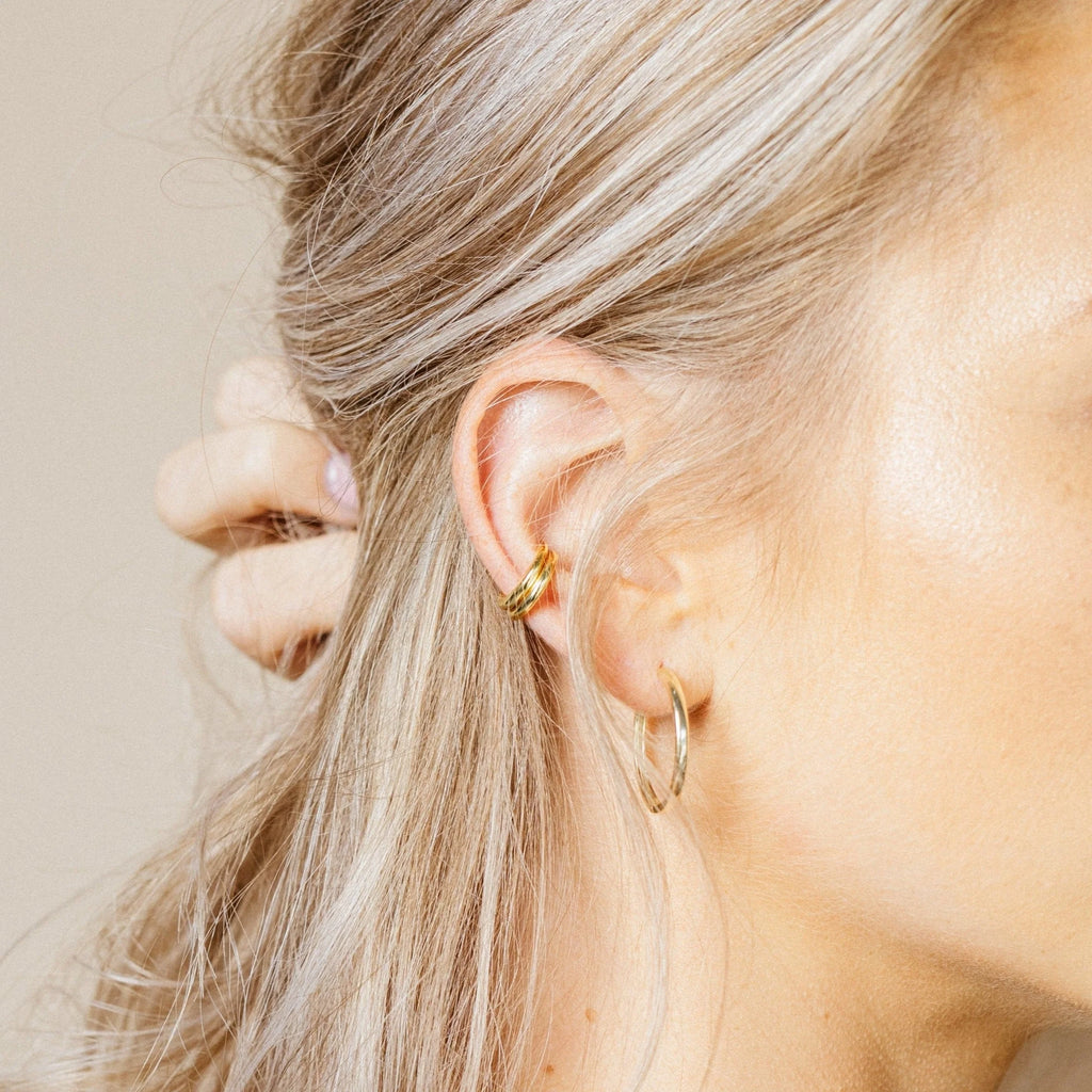 Cleo Cuffs in 18K Gold Silver 18K Gold Plated