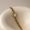 Vintage Seiko Dainty Hearts Gold Watch Silver 18K Gold Plated
