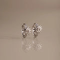 Celestial Sun Huggies Silver 18K Gold Plated