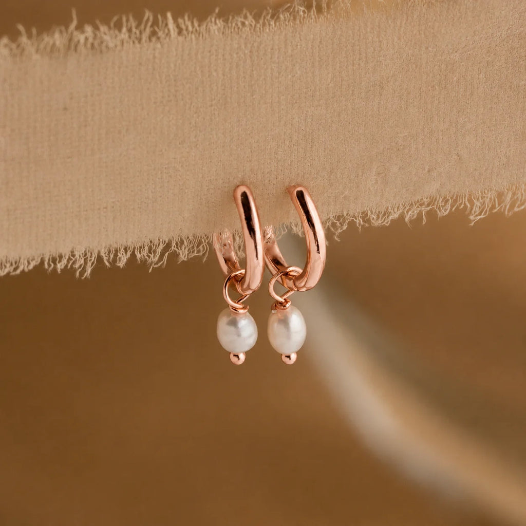 Dainty Pearl Huggies