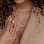 Custom Fingerprint Necklace Silver 18K Gold Plated