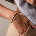 Toi et Moi Teardrop Heart Bracelet Silver 18K Gold Plated