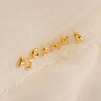 Bubble Letter Studs Silver 18K Gold Plated