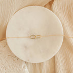 Linked Pendant Necklace Silver 18K Gold Plated