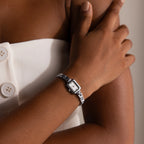 Azteca Link Timepiece Silver 18K Gold Plated