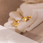 Butterfly Cartilage Mini Huggies Silver 18K Gold Plated