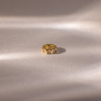 Infinity Princess Topaz Charm Silver 18K Gold Plated