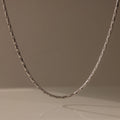Bold Link Chain Necklace Silver 18K Gold Plated