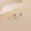 Opal Flat Back Studs Silver 18K Gold Plated